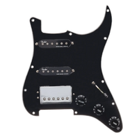 Fender DE American Ultra Noiseless HSS Loaded Pickguard - Black - Reclaimed