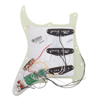 Fender Deluxe Roadhouse Strat Loaded Pickguard - Mint Green - Reclaimed