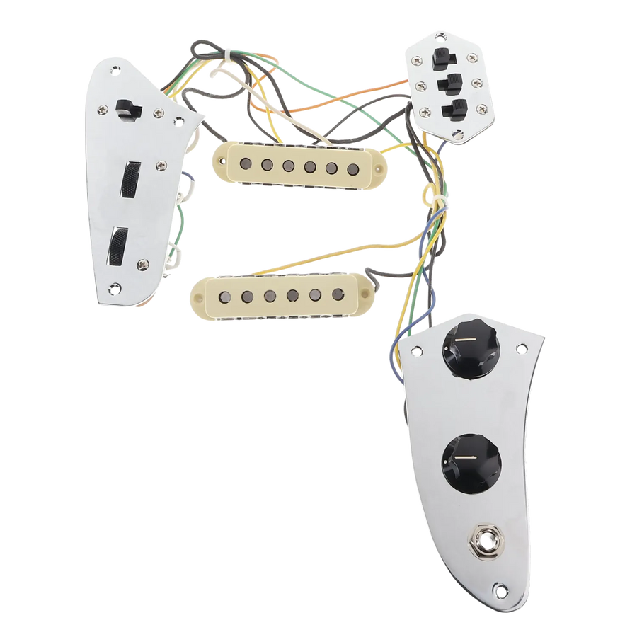Fender Jaguar Classic 60's Wiring Harness with Pickups - Reclaimed