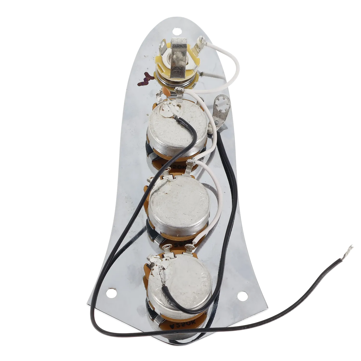 Fender Jazz Bass Control Assembly - Reclaimed
