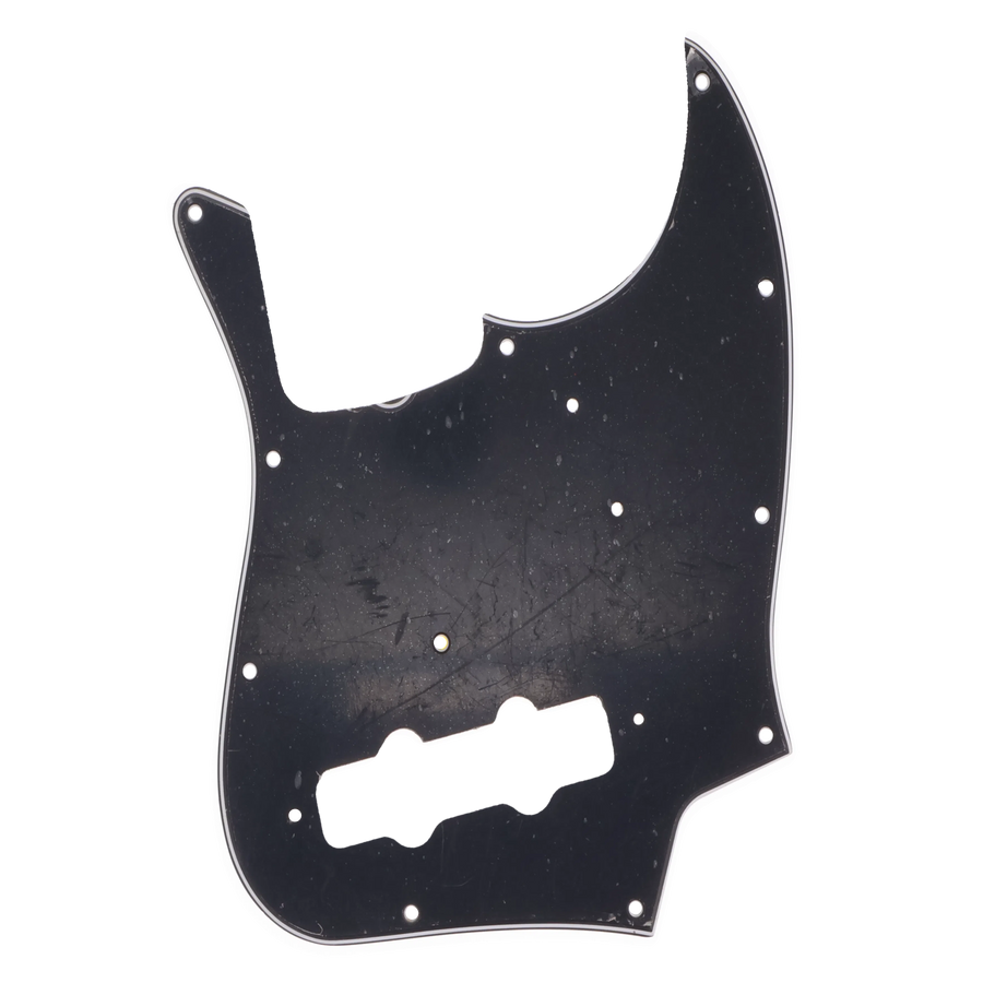 Fender Jazz Bass Pick Guard - Black - Reclaimed