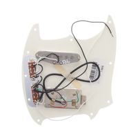 Fender Kurt Cobain Left-handed Jagstang Loaded Pickguard - White Pearl - Reclaimed