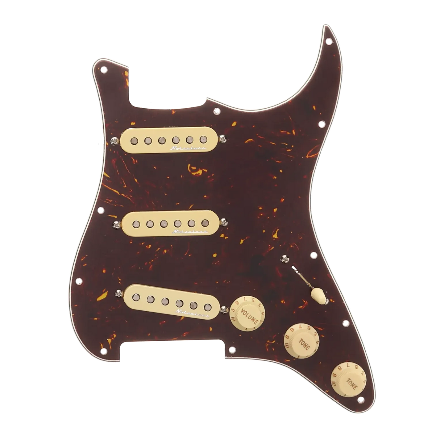 Fender Loaded Pickguard Tort Shell Noiseless Pickups- Reclaimed