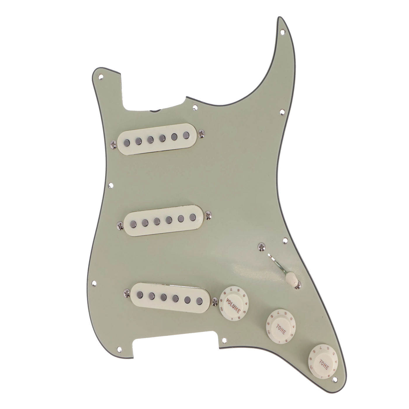 Fender Loaded Stratocaster Pickguard '59 - 5.8/ 5.8/ 5.7K - Mint Green - Reclaimed