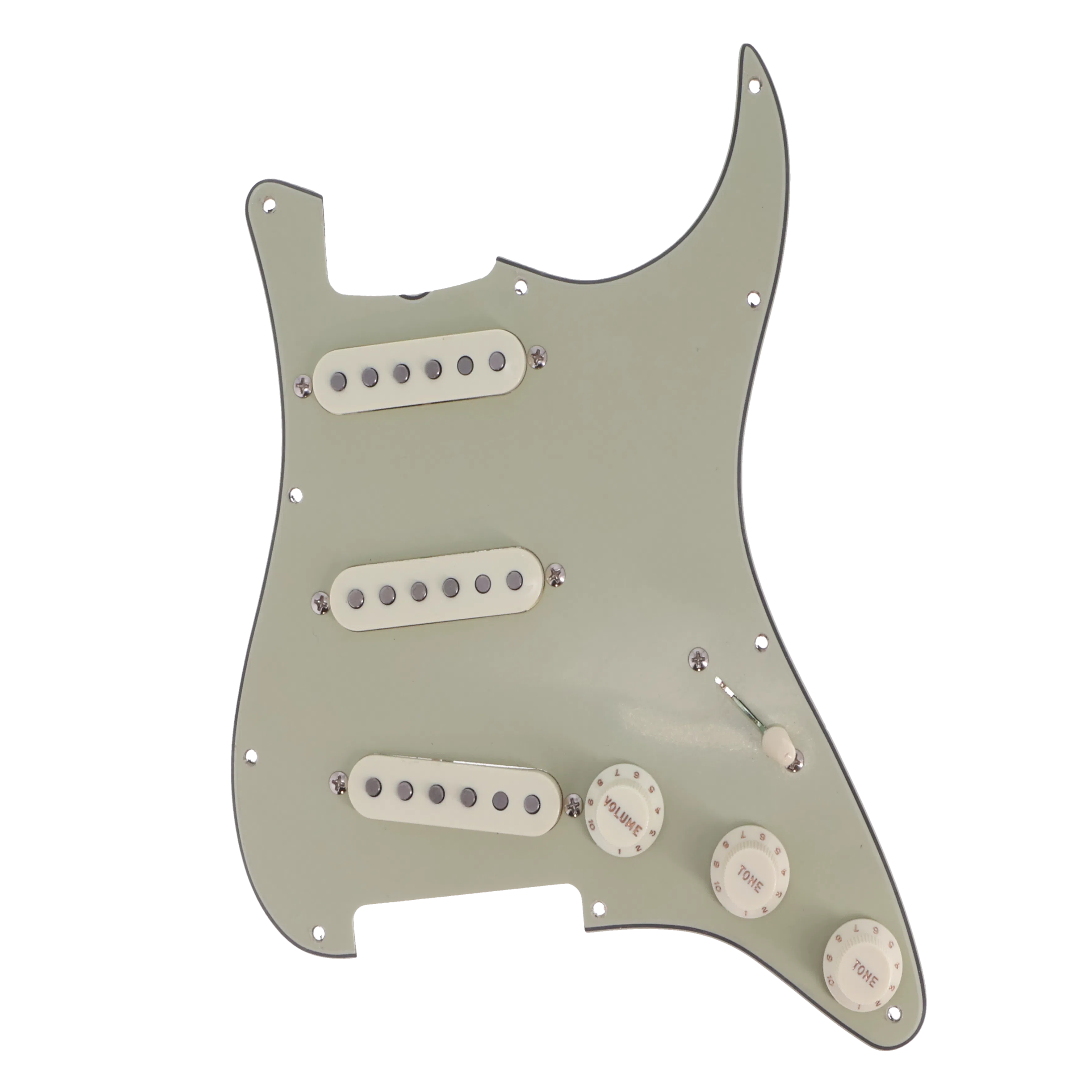 Fender Loaded Stratocaster Pickguard '59 - 5.8/ 5.8/ 5.7K - Mint Green - Reclaimed