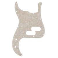 Fender Pickguard P Bass 3 Ply Left Handed - Pearloid - Reclaimed