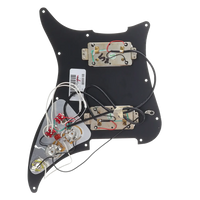 Fender Player Lead III Loaded Pickguard - Black - Reclaimed