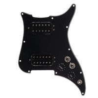 Fender Player Lead III Loaded Pickguard - Black - Reclaimed