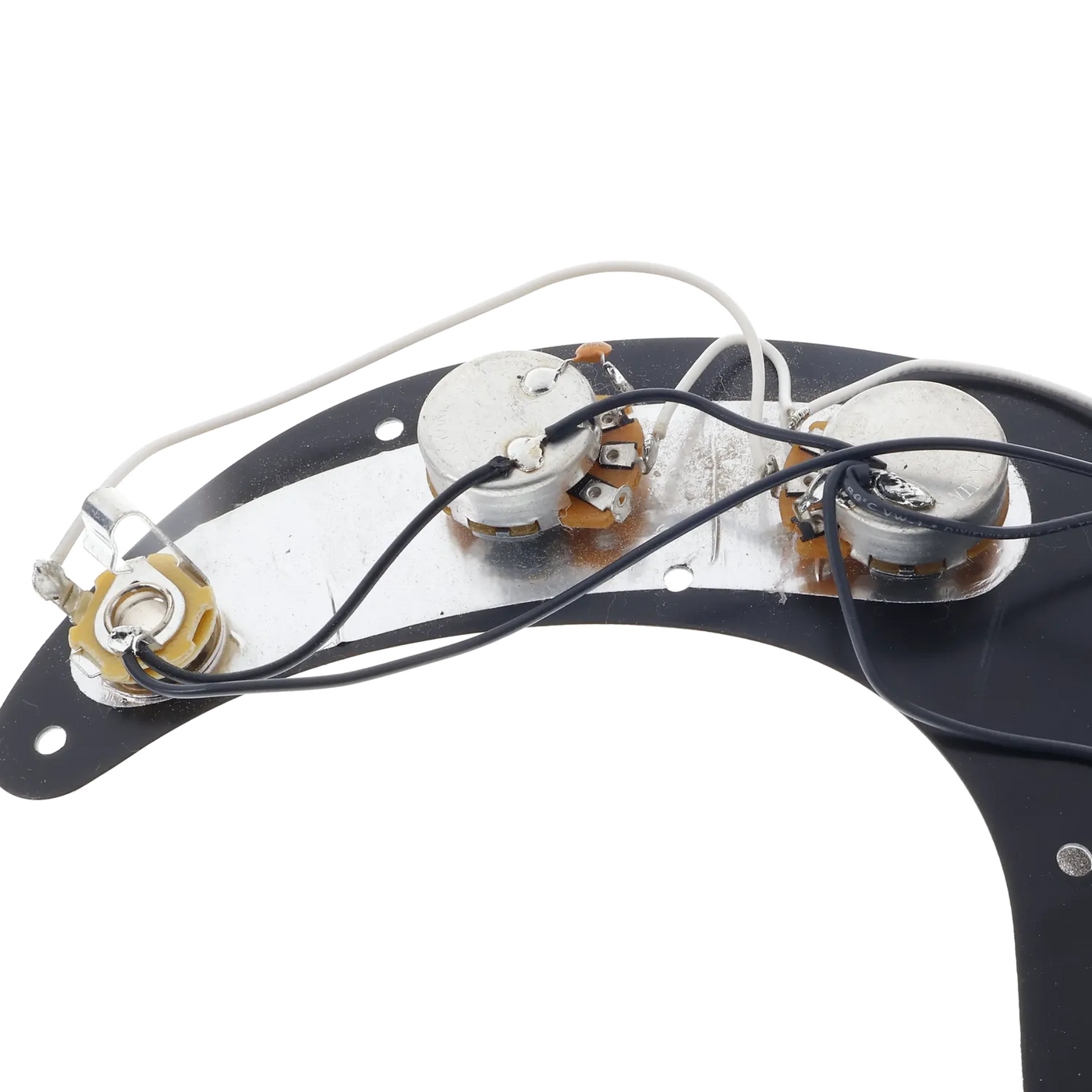 Fender Player Series Precision Bass Loaded Pickguard - Black - Reclaimed