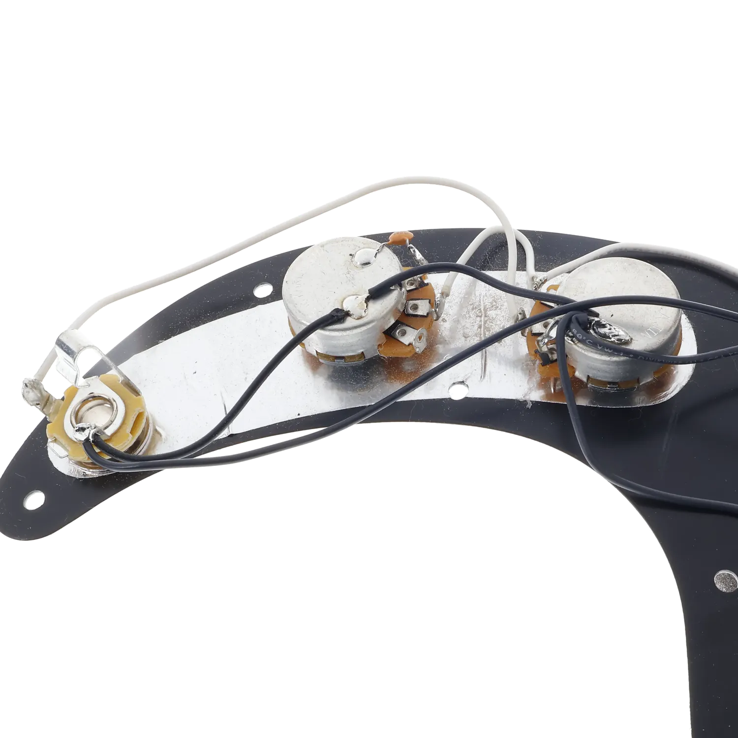 Fender Player Series Precision Bass Loaded Pickguard - Black - Reclaimed