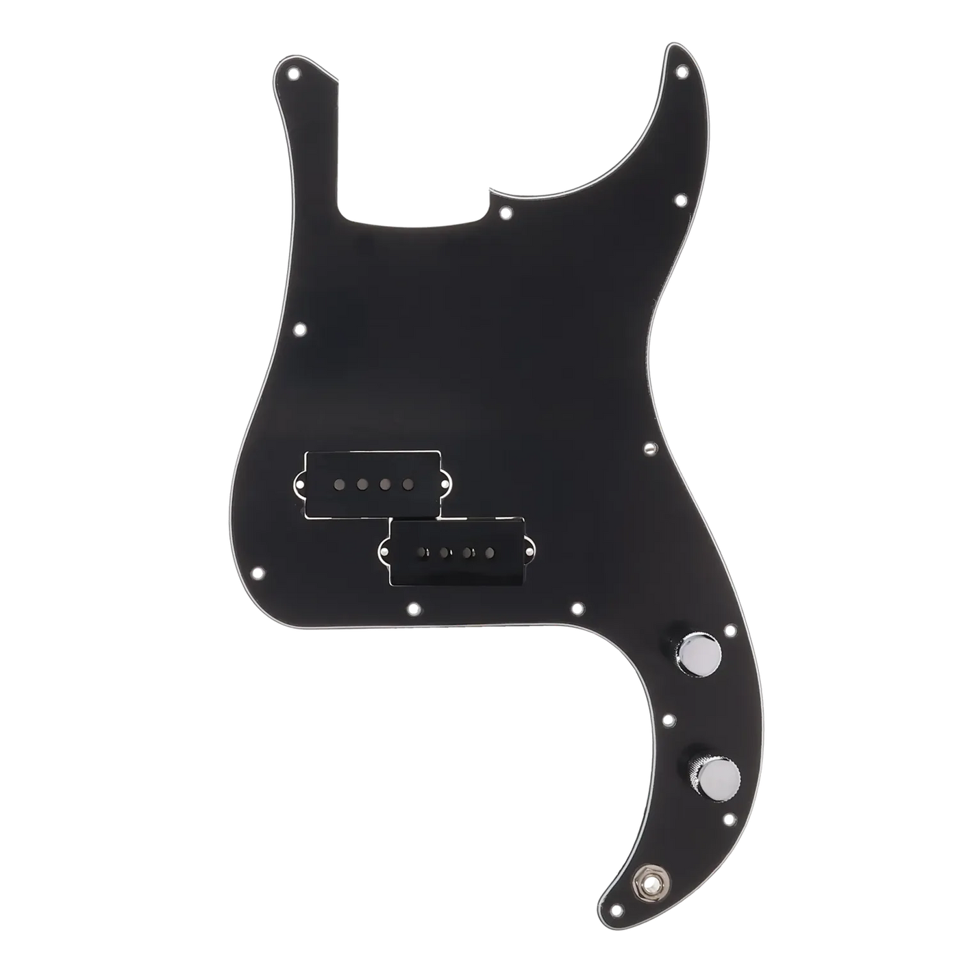 Fender Player Series Precision Bass Loaded Pickguard - Black - Reclaimed