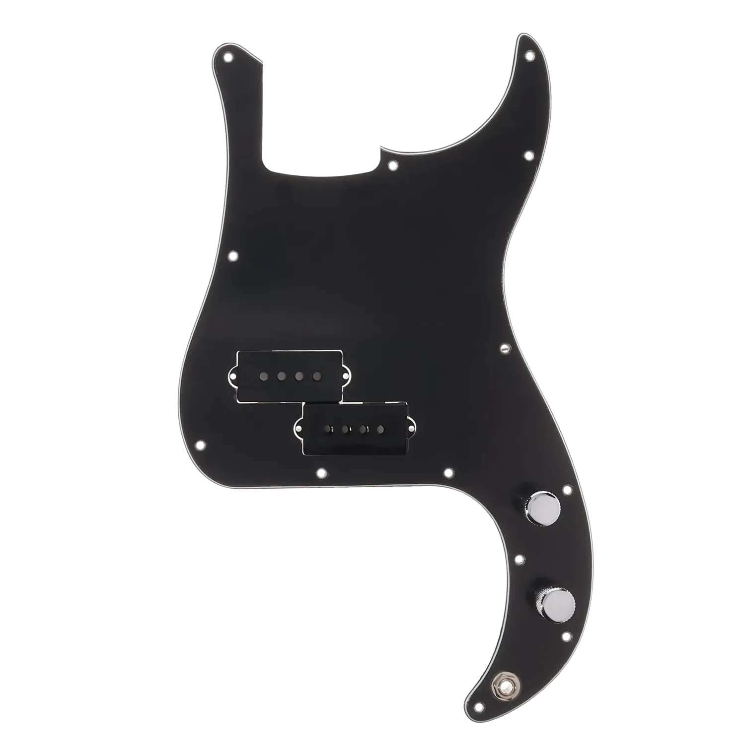 Fender Player Series Precision Bass Loaded Pickguard - Black - Reclaimed