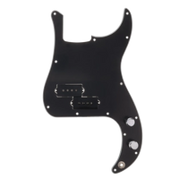 Fender Player Series Precision Bass Loaded Pickguard - Black - Reclaimed
