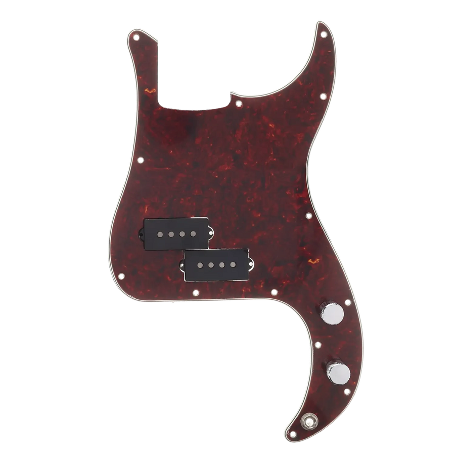 Fender Player Series Precision Bass Loaded Pickguard - Tortoise Shell - Reclaimed