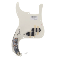 Fender Player Series Precision Bass Loaded Pickguard - White - Reclaimed