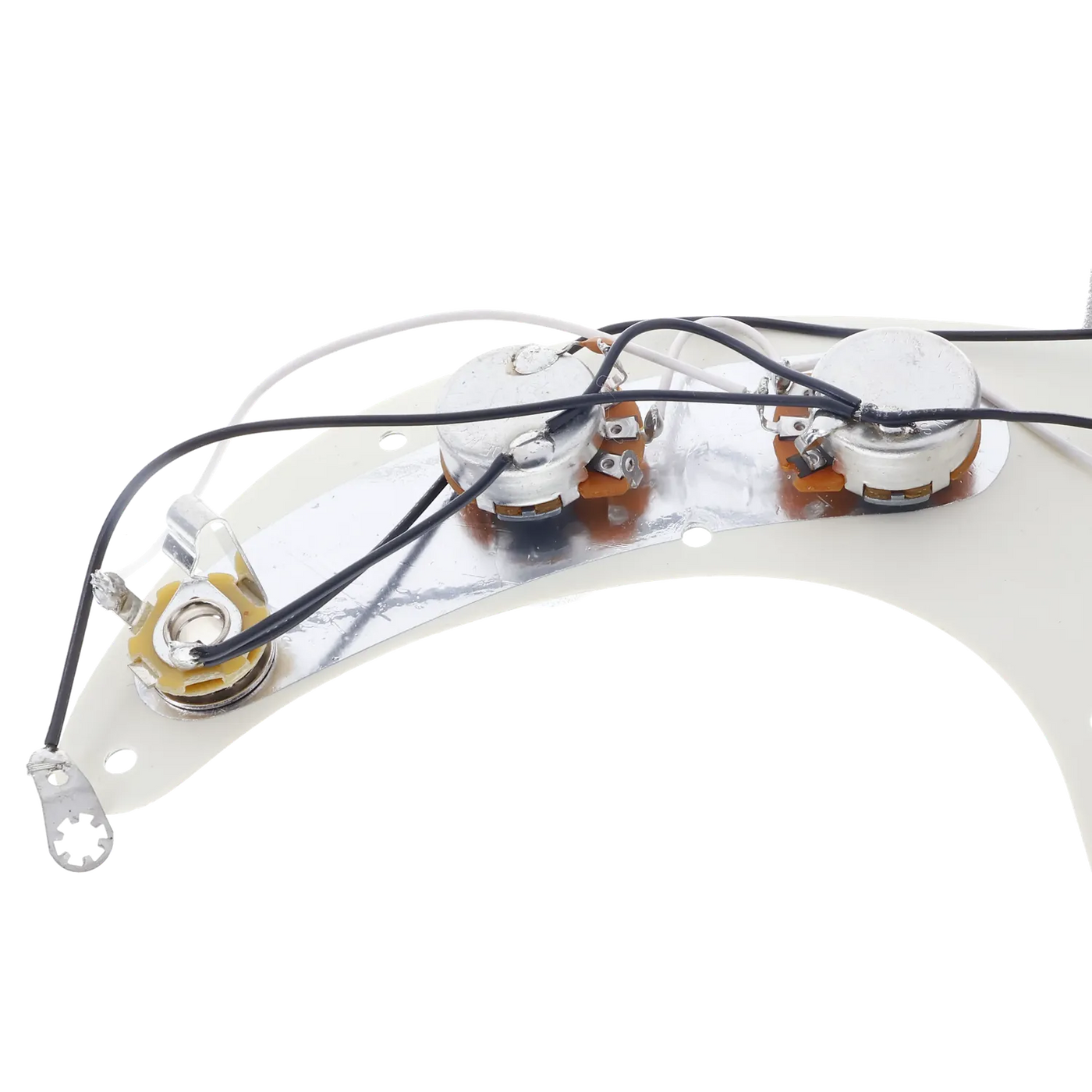 Fender Player Series Precision Bass Loaded Pickguard - White - Reclaimed