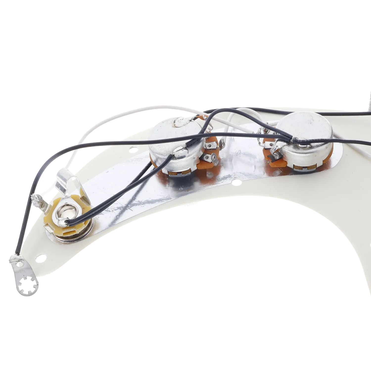 Fender Player Series Precision Bass Loaded Pickguard - White - Reclaimed