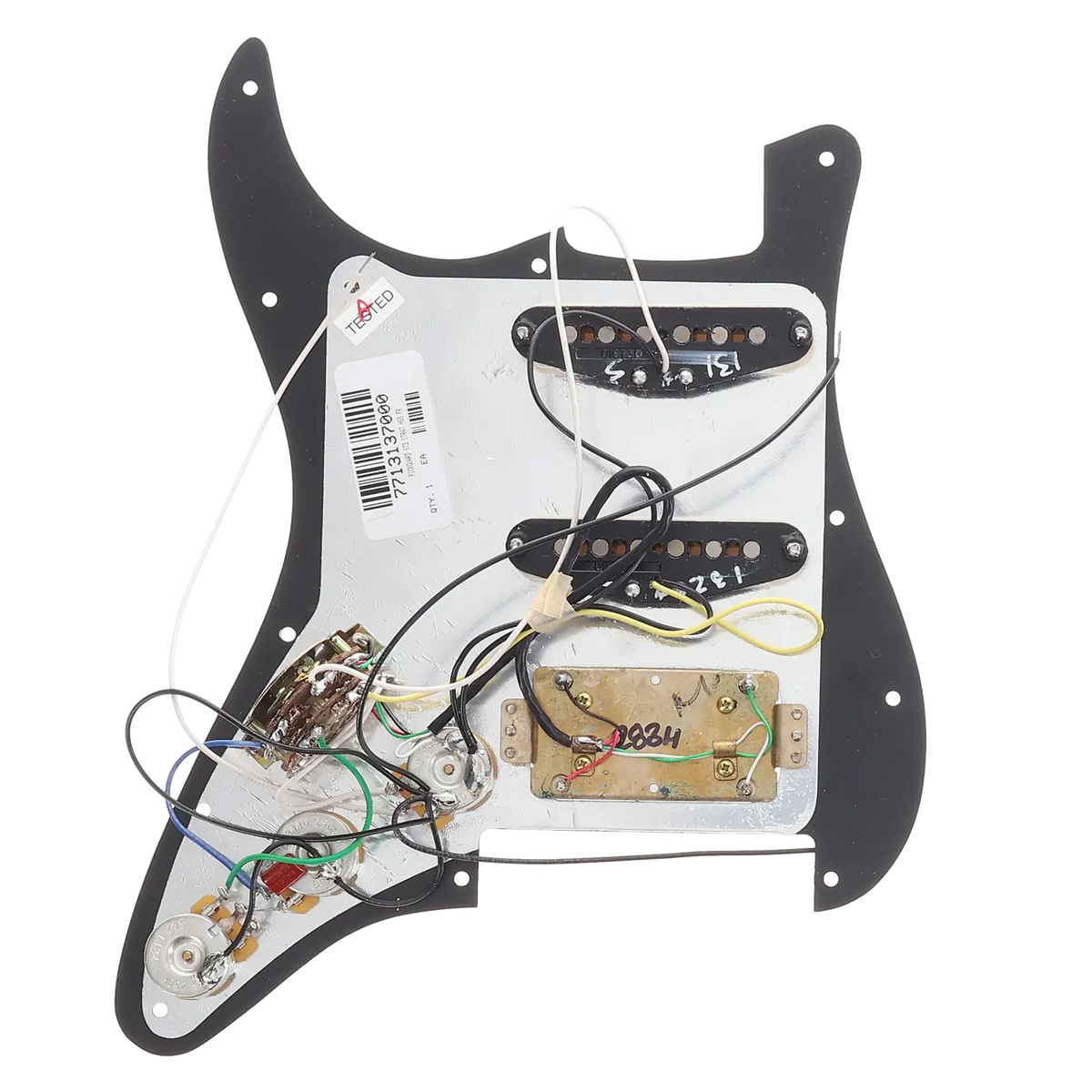 Fender Player Series Strat Loaded Pickguard for Floyd Rose, HSS - Reclaimed