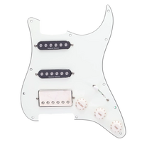 Fender Player Series Strat Loaded Pickguard w/ Seymour Duncan Pickups, HSS - Parchment - Reclaimed