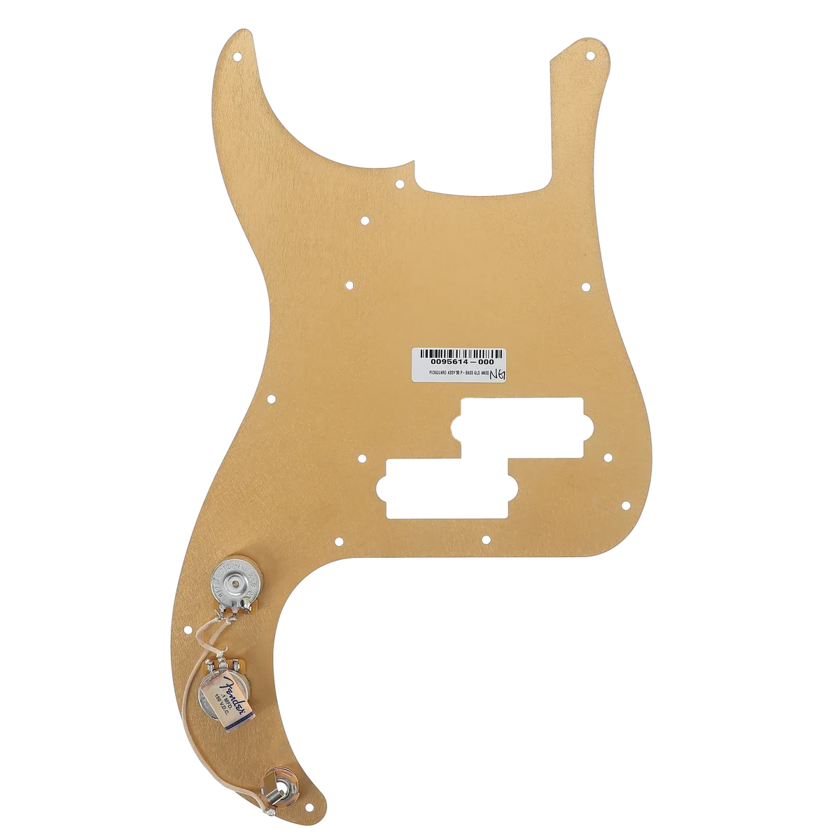 Fender Pure Vintage '58 Precision Bass Gold Anodized Pickguard Assembly - Lacquer Finish - Reclaimed