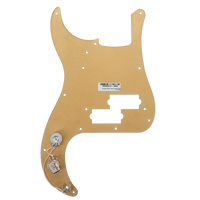 Fender Pure Vintage '58 Precision Bass Gold Anodized Pickguard Assembly - Lacquer Finish - Reclaimed