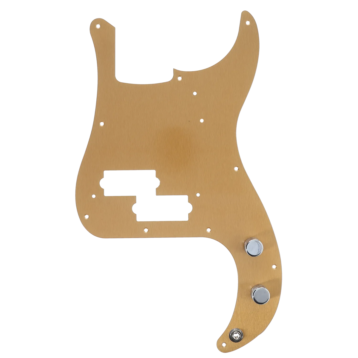 Fender Pure Vintage '58 Precision Bass Gold Anodized Pickguard Assembly - Lacquer Finish - Reclaimed