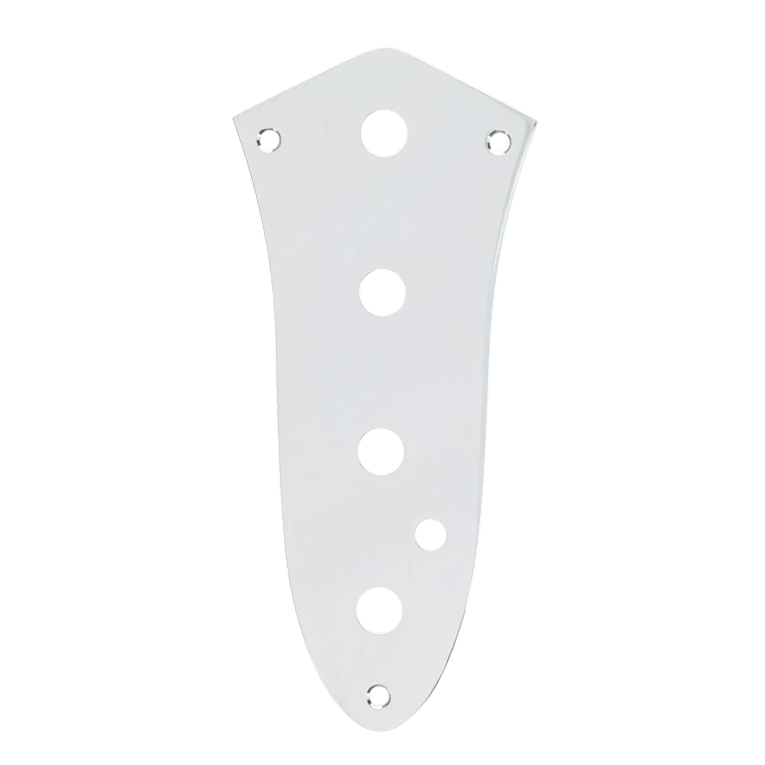 Fender Reggie Hamilton Jazz Bass Control Plate Chrome - Reclaimed