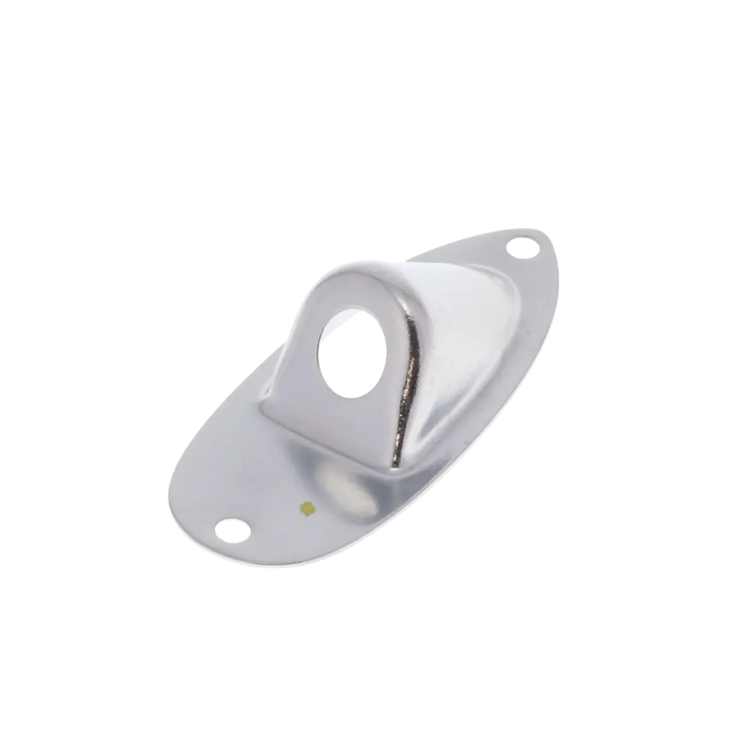 Fender Roadworn Jack Plate Assembly - Chrome - Reclaimed