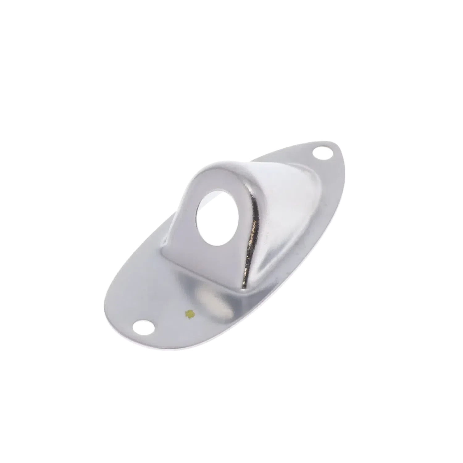Fender Roadworn Jack Plate Assembly - Chrome - Reclaimed