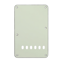 Fender Standard Stratocaster Vintage Style Back Plate - 3-Ply Mint Green - Reclaimed