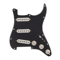 Fender Stratocaster 75th Anniversary Loaded Pickguard - Black - Reclaimed
