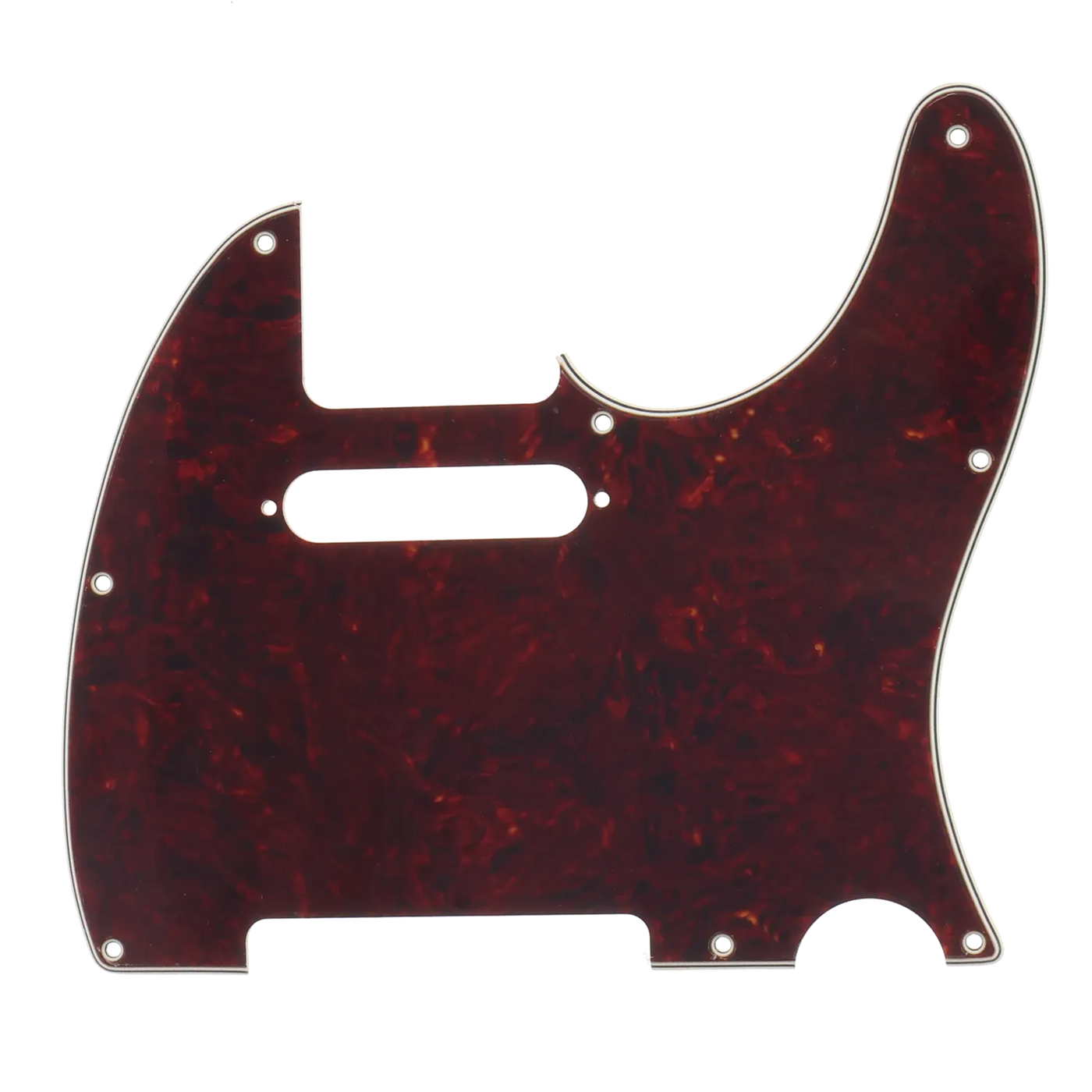 Fender Telecaster 8 Hole Pickguard - Tortoise Shell - Reclaimed