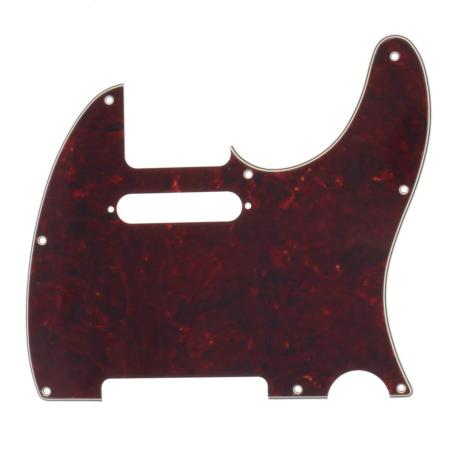 Fender Telecaster 8 Hole Pickguard - Tortoise Shell - Reclaimed