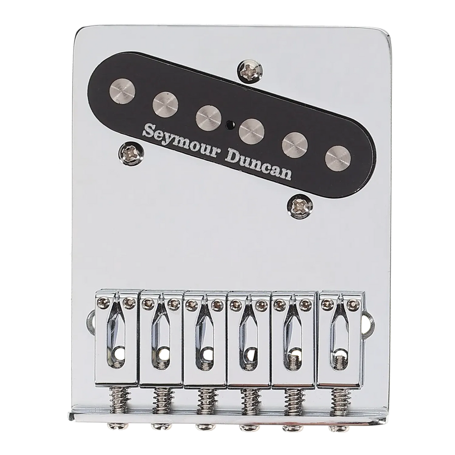 Fender Telecaster Bridge Assembly w/ Seymour Duncan STL-3 Quarter Pound - Reclaimed