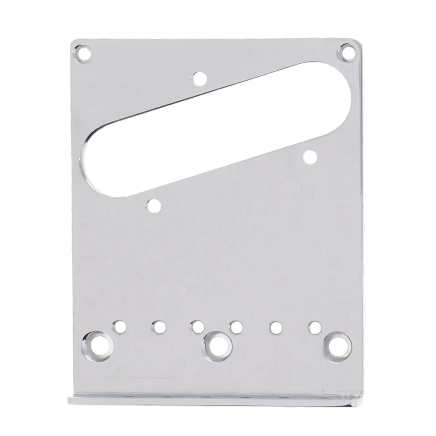 Fender Telecaster Bridge Plate American Deluxe Left Handed - Chrome - Reclaimed