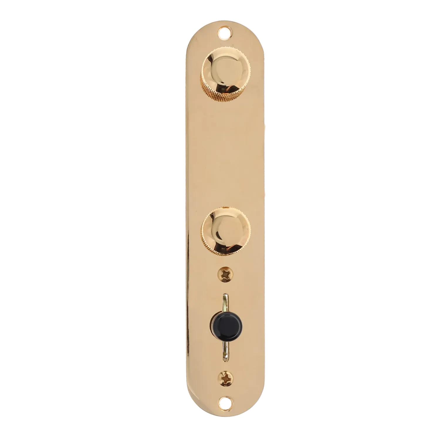 Fender Telecaster Control Assembly 75th Anniversary - Gold - Reclaimed