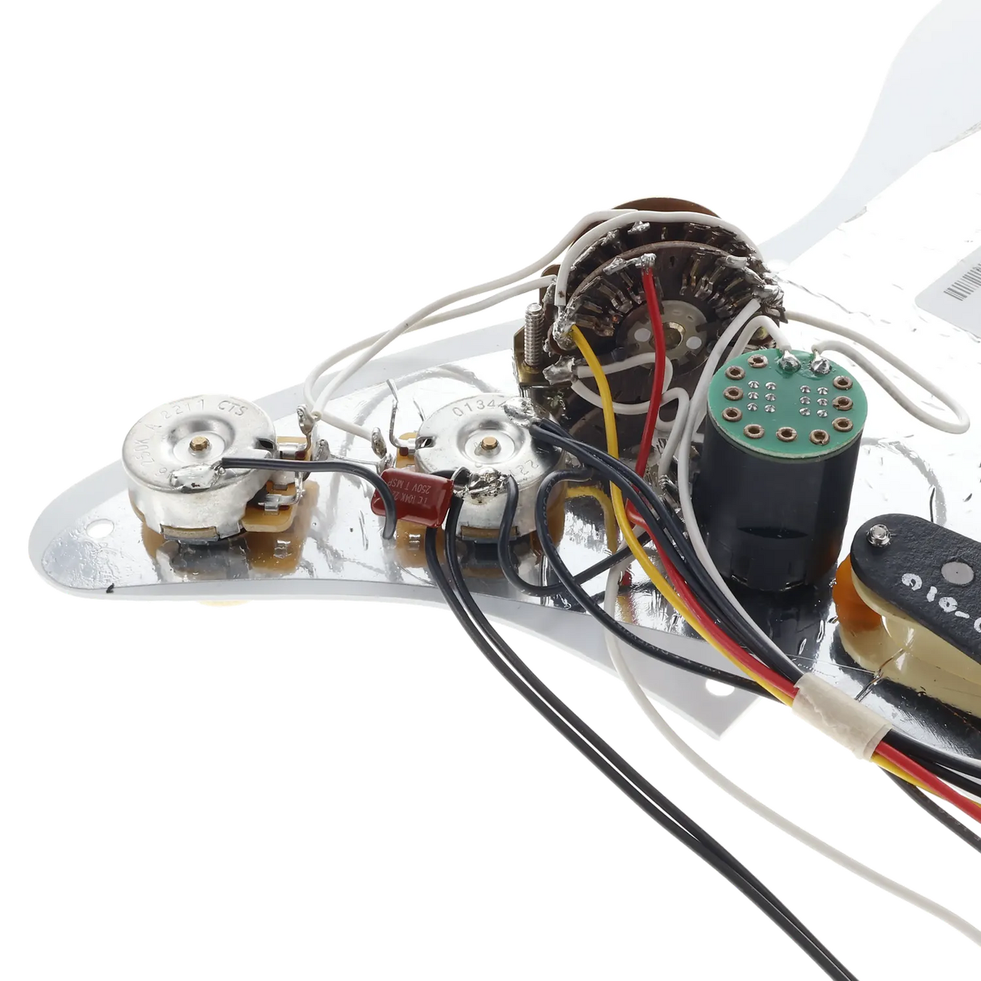 Fender Vintera '50s Reissue Modified Stratocaster Loaded Pickguard - White - Reclaimed