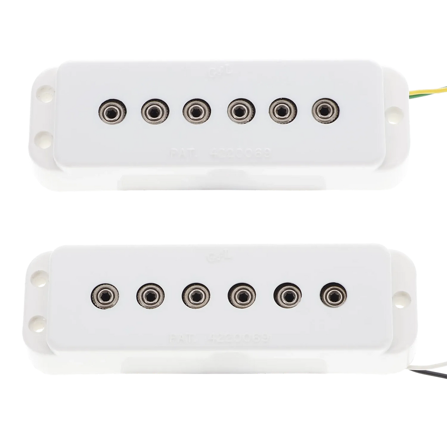 G&L ASAT Jumbo MFD Set - White