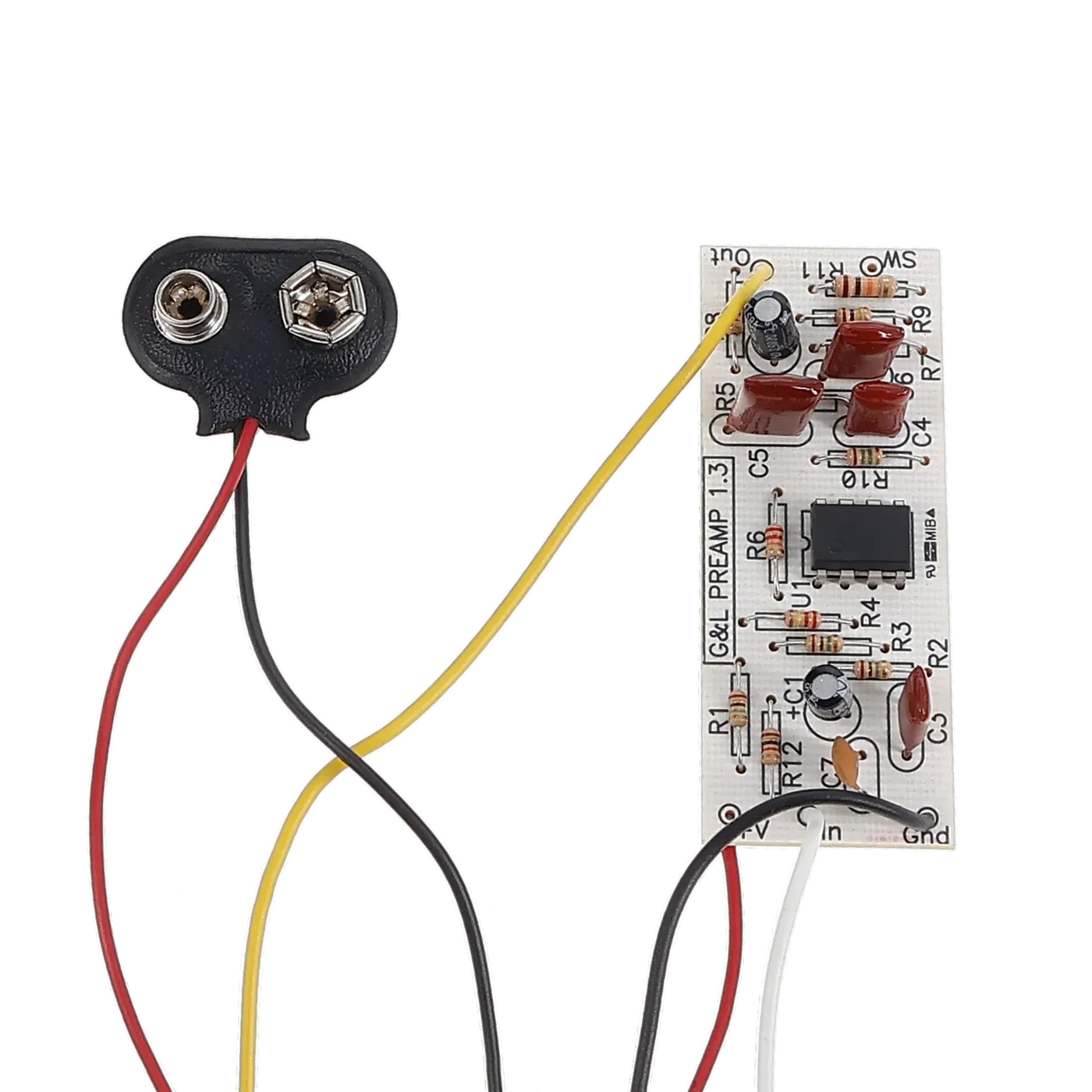G&L Active Preamp - Prewired - Version 1.3 (Most recent)