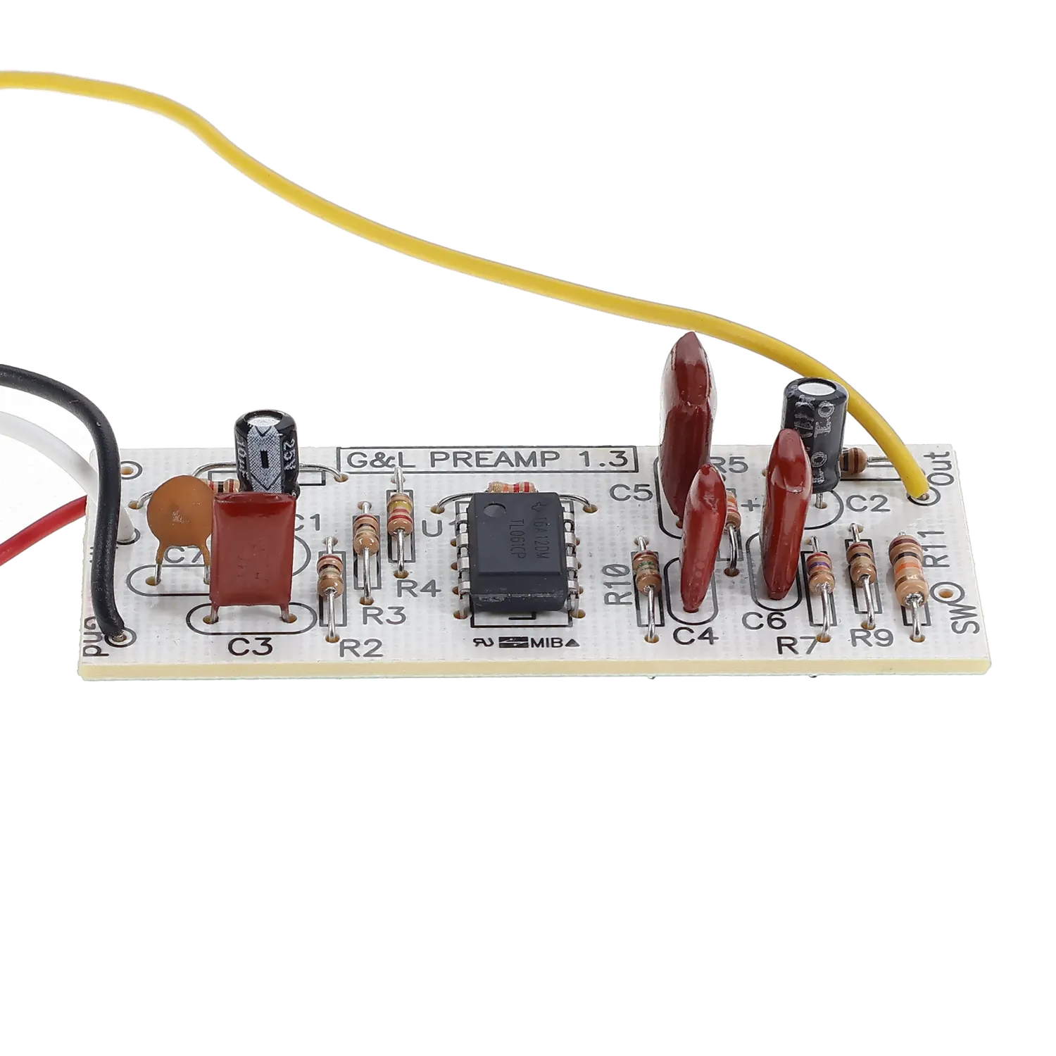G&L Active Preamp - Prewired - Version 1.3 (Most recent)