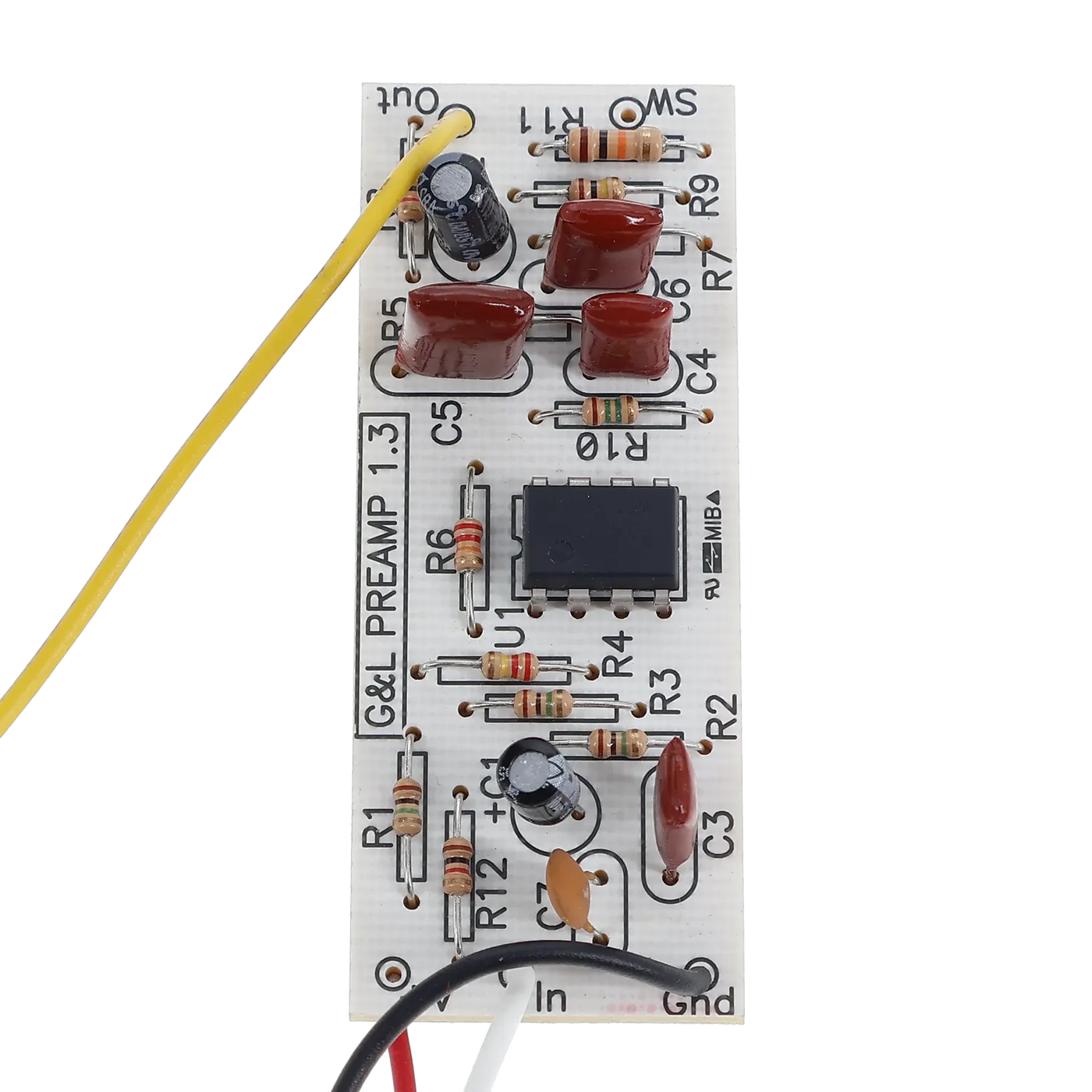 G&L Active Preamp - Prewired - Version 1.3 (Most recent)