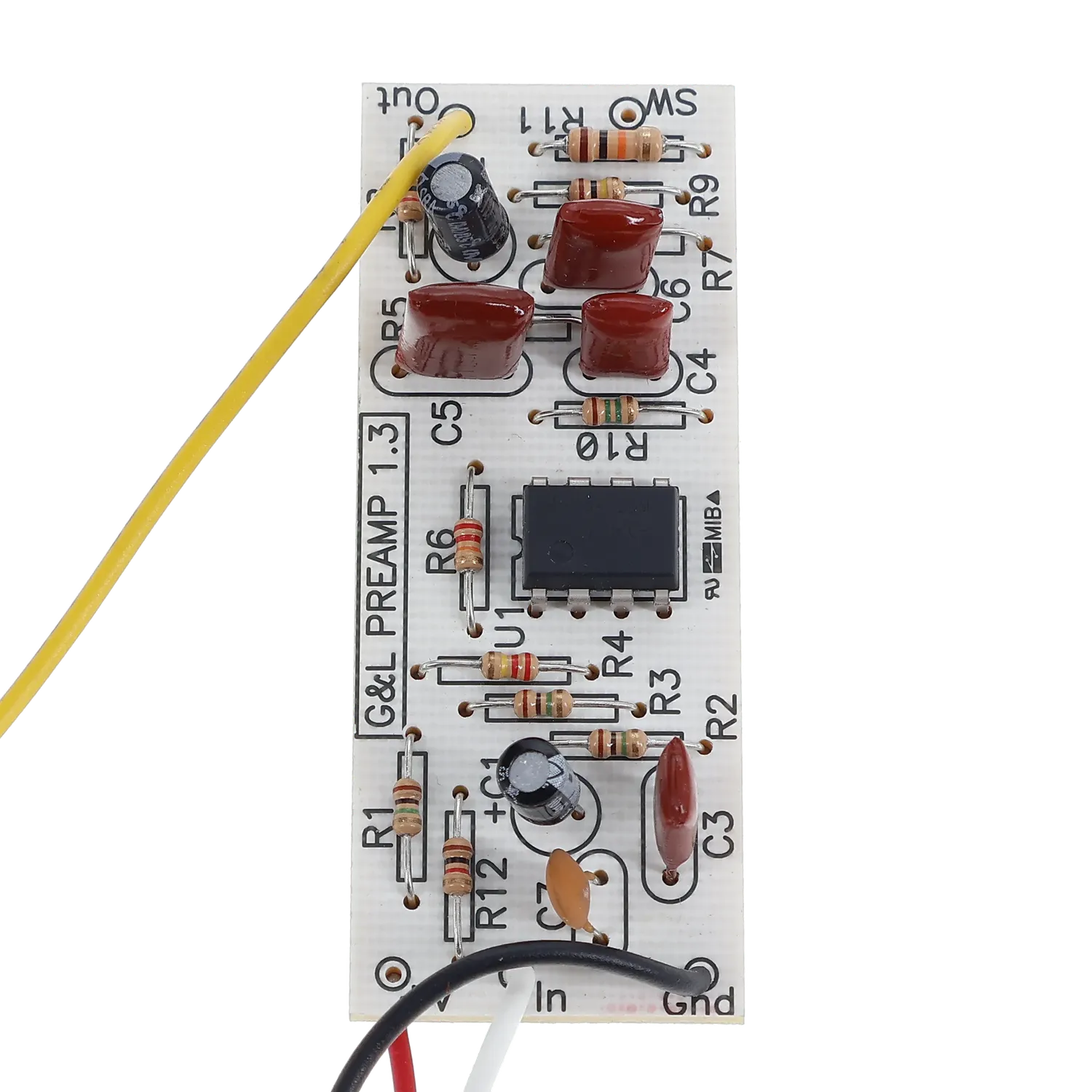 G&L Active Preamp - Prewired - Version 1.3 (Most recent)
