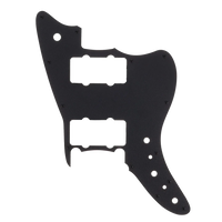 G&L Doheny Pickguard - Black Powder-coated Aluminum