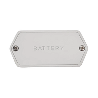 G&L Espada Battery Cover - Chrome