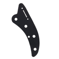 G&L Skyhawk Control Plate - CLF Research & Fullerton Deluxe - Black Powder-coated Aluminum