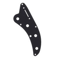 G&L Skyhawk Control Plate - CLF Research & Fullerton Deluxe - Black Powder-coated Aluminum