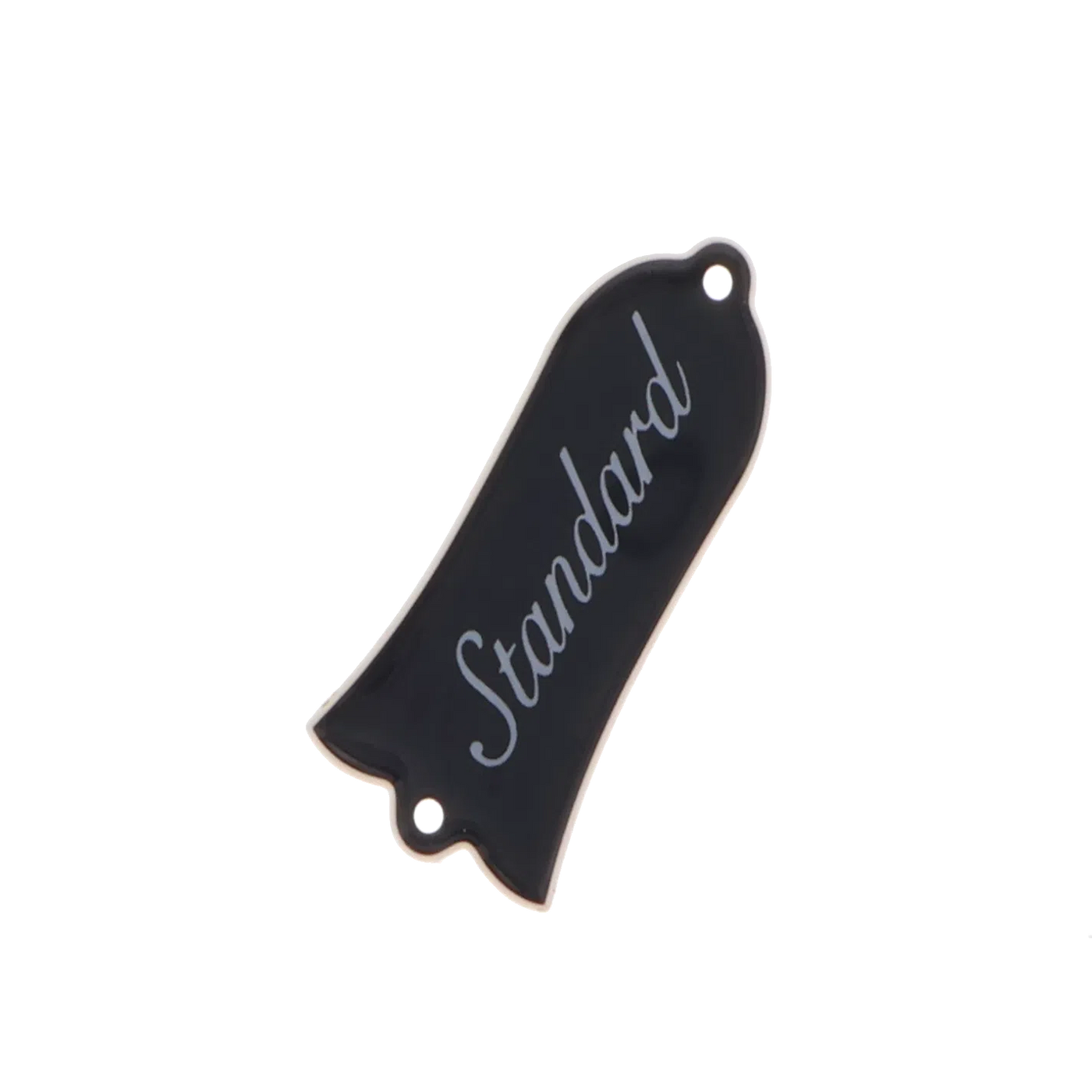 Gibson Les Paul Truss Rod Cover - Black - "Standard" Stamp - Reclaimed