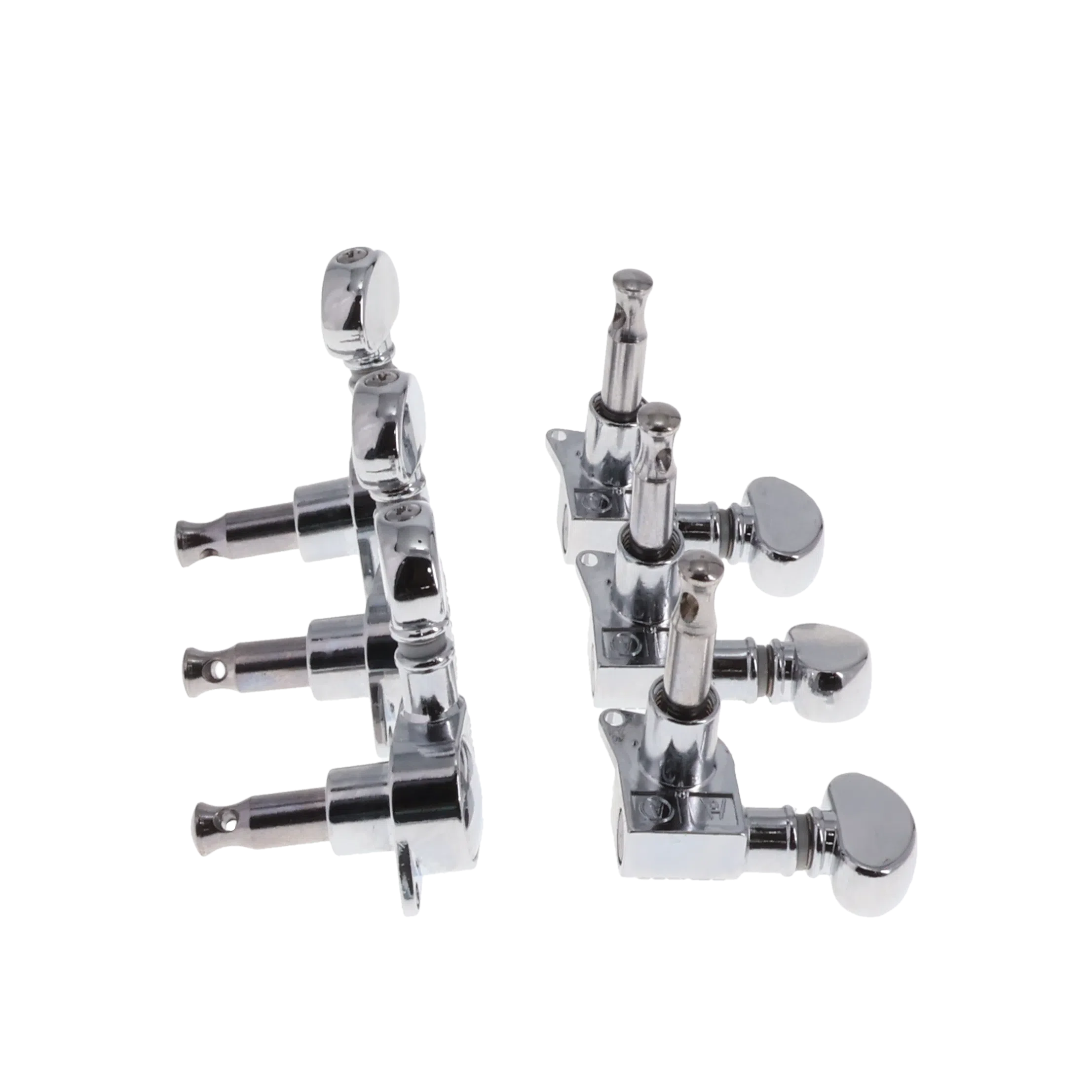 Grover Chrome Die-Cast tuning machines - Chrome - Reclaimed