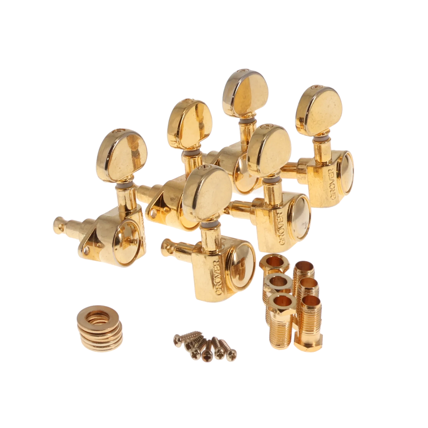 Grover Original Rotomatic 3x3 Tuning Machines - Gold - Reclaimed