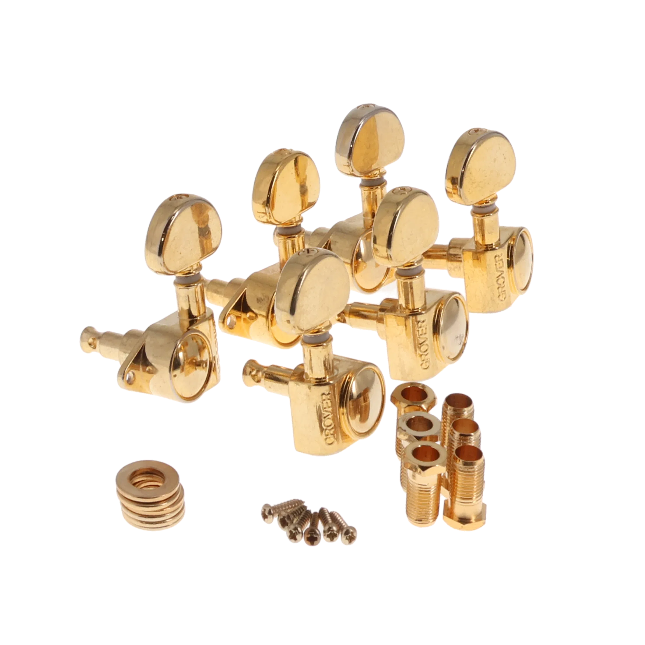 Grover Original Rotomatic 3x3 Tuning Machines - Gold - Reclaimed